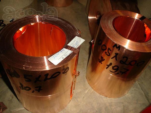 Фольга медная марок М-1, М-2, М-3