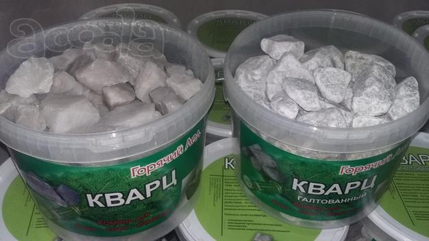 Банный камень Кварц 15 кг. ведро